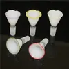 Thick Glass tobacco Bowls Flower Shape Glass Bong smoking Bowl 14mm 18mm male Joint for Water Pipes Oil Rigs