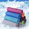 Handdukfärger Män och kvinnor Gym Club Yoga Sports Cold Washcloth Running Football Basketball Cooling Ice Beach Lovers Gift Toallas