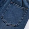 Hommes Jeans Hiver Hommes Chaud Baggy Streetwear Mode Coréenne Denim Large Jambe Pantalon Polaire Épais Pantalon Décontracté Mâle Marque Bleu 230106