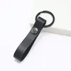 Nyckelringar Handgjorda läderbil Key Chain Personlig armbandsring Retro Herrhänge Keychain -tillbehör LANYARD FÖR KEYS