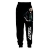 Męskie spodnie 2023 Piosenkarka Francji Johnny Hallyday 3D Print Pants Men Men Men Fashion Jogging Casual Sports 230107