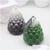 Hantverksverktyg Moe Sile Bougie Candle Moldes Silikon Form Para Velas Forma Silikonowa Making Pine Cone Shape Decoration Drop Delivery H DHVQJ