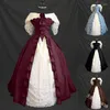 Feestjurken vrouwen renaissance vintage gotische middeleeuwse jurk maxi Halloween cosplay retro lange jurk plus maat