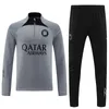 성인 22 23 PSGS MBAPPE Soccer Tracksuits 2022 2023 Di Maria Wijnaldum Sergio Ramos Hakimi Fourth Maillots 축구 키트 Icardi Verratti 긴 슬리브 훈련 세트