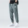 Men's Pants Harem Men Summer Fashion Hip Hop Style Ice Silk Outdoor Comfort Jogger Trousers Elastic Waist Baggy Leisure Plus Size 230106