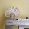 Chandelier Crystal 2pieces/lot Acrylic Clear Pumpkinball Wall Lamp Decoration For Lighting Accessories Size 48 24 15mm Another Side 12mm