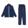 Mens Fashion Tracksuits Women039s Casual Tracksuit 2 Piece Sets Classic Print Sweatpants Jackets Suits Men Sport Jogging Pants 4108312