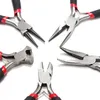 Other Hand Tools 5Pcs Jewellery Mini Pliers Set Kit Cutter Chain Round Bent Needle Nose Beading Making Repair Tool 230106