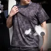 ジャージを走るクイックドライカモフラージュTシャツフィットネスタイツメンサイクリングジャージーTシャツアウトドアスポーツウェア