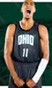 College Basketball Wears Custom Stitched Ohio Bobcats Basketball Jersey 4 Dwight Wilson III Miles Brown Ben Roderick Jaylin Hunter Devon Baker Gabe Wizintzer Olumi