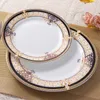 Plates Ceramic Tableware Western Plate Set Home Bone China Creative Steak Dish Spaghetti Flat Snack