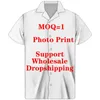 Chemises décontractées pour hommes HYCOOL vente en gros 5xl grande taille hommes chemise de vacances hawaïenne été à manches courtes polynésien tribal noir boutonné
