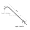 Badkamer douchekoppen G1/2 arm wand plafond gemonteerd bad vaste buis roestvrijstalen spuitslang voor regenkop accessoires y200109 d dhbrl