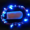 문자열 LED Fairy Light Mini 크리스마스 구리 와이어 스트링 방수 CR2032 웨딩 Xmas Garland Party를위한 배터리