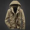 Herenjacks herfst winter jas mannen casual afneembare capuchon kraag bont voering houden warme windjager jas bovenkleding groot formaat m-4xlmen's