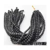 Stone Fashion 8Mm Black Lava Volcanic Loose Beads Diy Buddha Essential Oil Diffuser Charm Bead Jewelry Making Accessories Drop Delive Dhblq