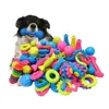 Jouets pour chiens mâche 10pcs au hasard chiot animal de compagnie pour petits chiens résistance en caoutchouc à mordre jouet dents nettoyage fournitures de formation à mâcher 211111 Dhthd