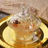 Skålar fågel bo skål dessert europeisk stil högkvalitativ kristall phnom penh glas hem söt täckning med trumf