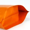 Multifärg och storlekar Stående väskor Mylar Zip Lock Package PAG 100 st återförslutningsbart förpackning Självdragare matlagring Nya nötter Förpackningspåse