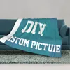 Blankets Custom Print Blanket Personalized Throw On Demand Your Design Multi-yard Air Conditioner Plush 11196Blankets