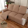 Cubiertas de silla Sofá acolchado de 3 plazas Sillón reclinable impermeable para perros Mascotas Protector de sillón antideslizante Sala de estar