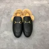 Pantofole firmate Uomo Donna Pantofola Princetown Muli in vera pelle Mocassini da donna Scarpe classiche con catena in metallo Pantofole piatte casual