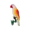 Trädgårdsdekorationer Solar Power LED Light Bird Parrot Lamp med Clip Night Lights för utomhusväg Drop Delivery Home Patio L Dhyiz