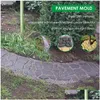 Autres bâtiments de jardin DIY Path Maker Moules en béton Moule de pavage Ciment Brique Pierre Sol Route Pave Drop Livraison Accueil Patio Pelouse Dhnqg