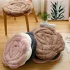 Pillow Office Chair Pad Tatami Plush Padded Mat 1pcs Home Autumn And Winter Rose Decor Floor