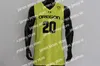 College-Basketball trägt das NCAA-Basketballtrikot der Oregon Ducks. Payton Pritchard Chris Duarte Will Richardson Anthony Mathis Shakur Juiston Chandler Lawson N'Faly D