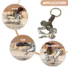 Keychains Horse Keyring Metal Keychain Backpack Key Pendant Hanging Decoration