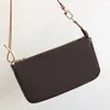 Crossbody Designer Bag Pochette Accessories Women Card Holder Messenger Purse Dicky0750 Shoulder Bags handbags Leather clutch for women