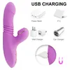 Schoonheid items dubbele vibrator zuigen clitorale stimulator tong likken g-spot telescopische swing verwarming dildos vibrator sexy speelgoed voor vrouwen