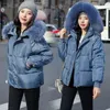 Dames down parkas vrouwen casual winterkleding bont voering voering damesjasstijl katoen met katoen met warmte warm 230107