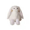 30cm Sublimation Pâques Jour Lapin En Peluche Longues Oreilles Lapins Poupée Avec Des Pois Rose Gris Bleu Blanc Lapin Poupées pour Enfants Mignon Doux En Peluche Jouets E0111