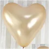 Décoration de fête épaissir grand 36 pouces en forme de coeur ballon en latex mariage anniversaire amour ballons fête des mères décor DH1266 Drop Deliv Dhw4W
