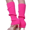 Women Socks & Hosiery Wholesale Winter Solid Candy Color Knit Loose Style Boot Knee High Stockings Leggings Gift Warm Boots