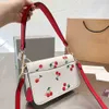 Shoulder Bag designer cross body handbag Totes New Cherry Pattern Leather Messenger Crossbody Bags Purses Handbags hand bags 220625