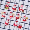 Dekoracje świąteczne 80/90pcs Wiszące tagi Santa Claus Etykiety Wiszą karty papierowe Przyjmowania Festiwalu Pakiet Pakiet Dekoracja Prezent