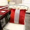 Pillow Case 1pcs 45X45CM Christmas Decoration Cover Luxurious Flannel Diamond Pillowcase Decorative Sofa Cushion Bed