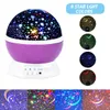 Galaxy Projector Starry Sky Roterende Led Night Light Planetarium Children Slaapkamer Star Moon Light Kids Gift Lamp