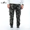 Herenbroek bapai merk mode oversized camouflage lading outdoor leger multifunctionele gevechts broek 230106