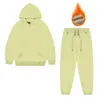 Clothing Sets Young Girls Winter Clothes Fleece Thick Warm Boys Sweatshirt Set Cotton Hoodies Sweatpants Tracksuit Kids Sportswear 12 13