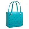 luxe designer Eva Bogg tas vrouwen Tote grote boodschappenmand tassen Lady H195I opslag wasbaar strand siliconen Bog Bag portemonnee Eco Jelly Candy portemonnee