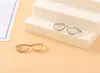 Unisex Golden Glasses Shape Clothes Brooches Lovers Alloy Hollow Out Eyeglasses Lapel Pins Women Men Sweater Backpack Hat Clothing6209543