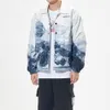 Men S Jackets Chinese stijl Snow Mountain Mountain Print Wind Breaker Jas Jas Unisex Streetwear Hip Hop Harajuku Casual Men Spring Outerwear 230106
