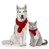 Vêtements pour chiens Vêtements pour chats Pet Christmas Cape Hat Holiday Set Devient Dress Up Costume Supplies