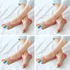 Women Socks Hosiery Toe Women's Summer No-Show Cotton Woman Silicone Non-Slip 5 Open