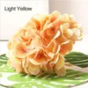 Decorative Flowers DIY Wall Decoration Real Touch 3D Printed Plastic Hydrangea Heads For Wedding Anniversary Ceremony Events Holiday Party