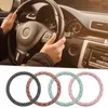 Steering Wheel Covers Cushion Anti-Skid Breathable Anti-scratch Wear-resistant Heat Resistant Perfect Decor Compact Car Styling Steerin